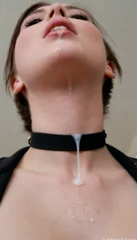 Ultrarealistic Photography, high-resolution, photorealistic image, wallpaper. intricate detail, realistic cum, cum drip on neck, ((cum covering neck)), (punk), perfect neck, view from below, <lora:678016_training_data:.8>