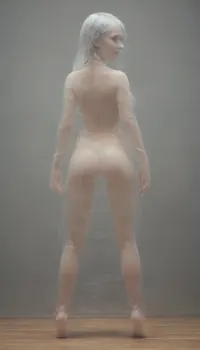 (evil Lewd ghost girl), (exited smile), back view, showing ass, big ass, (lewdness:1.5), sexy, smiling, see through her, light goes through, naked, Transparent ghost, (Transparent body:1.9), partial invisible, (beautiful eyes), ((detailed face)), disappearing, levitating, mystic glow, spirit girl, (her hands on her ass), (full body), ((ass spread)), (curvy body), big breast, girl made of smoke, vaporizing, very attractive body form, moon light, Aether Ghost, ais-ghostly, Ghostly Style, glowing, (smoke everywhere), (Dark scene), ohxw, rave12, detailxl, <lora:Aether_Ghost_v1.1_LoRA:1.5>, <lora:300836_training_data:.7>, <lora:274698_training_data:2>