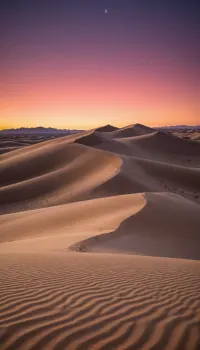 a dunes silhouette background northern multicolor lights