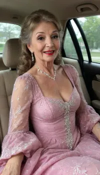 gilf in a luxury limousine car, wide car, wide seat, fully clothed, masturbating, cum in pussy, (very mature:1.7), (gilf:1.5), facial wrinkles, (body wrinkles:1.5), shaved pussy, (small breasts:.9), red lipstick, red nails, white tooth, perfect denture, jewels, red lace bra seen through dress, (brunette hair:1.2), panties pulled away, black lace stockings, dress spreading around, (long lace hoop dress:1.1), dress falled down on shoulders, epic, gorgeous, skirtlift to see her pussy, spreading, (facial), (cfnm), (saggy:1.3), night Atmosphere, (georgian gown:1.8), superior costume, pink, red, puprle, burgundy, hoop dress, cleavage, full body, full length shot, ElementalWind