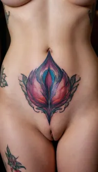 tattooed vulva