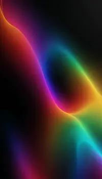 black background, multicolored gradient