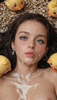 Girl on stomach kissing camera, kissing viewer, facing camera, face towards camera, close to face, ass in air. Next level goon, hyper, chaos, so much porn, porn world, sex worlds, laying in cum, cum everywhere, eternal climaxing, space age, Hypno, drunk, high, cum, cute 19year old girl, cute chick, youthful, hyperporn, hectic, no bounds, freewill. Free reign, futuristic porn, Naked, cumming, vnfacemodel, <lora:vnfacemodelv01:.8>