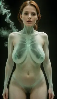 xray woman, (theme), sagging, massive, mad-txcsprt, green, goo, smoke, <lora:DD-xray-v1:2>, <lora:Blight_Nox__Horror__Style:2>, <lora:sagging-000015:2>, <lora:SDXL_MassiveCowsLoRA_v1:2>, <lora:Neon_Cyberpunk_Toxic_Spirits_SDXL:2>