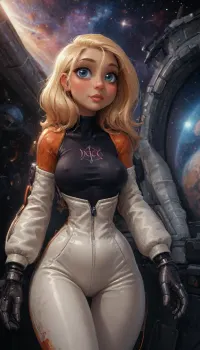 (reiq meets innv and Jack cayless art style), (Incase style:1), dark sci-fi scene, (walking outside in a vast industrial space with airships:1.2), (upper-body shot of a clothed sexy blonde woman with small tits wearing a rugged space travel suit:1.4), (phallic-shaped robotic machines and structures in the background:1.2), (floating chrome robot:1.3), (HR Giger:1.8), ((cum on tits)), <lora:futureistic_fantasy_anime_sdxl_v1:1.7>, <lora:Incase_Style__SDXL:1.7>, <lora:butterfly_macro:1.7>