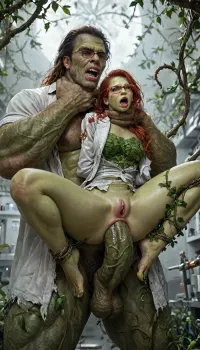 Poison ivy, (fucked in the ass by giant plant cock), . She is wearing glasses and lab coat. She is in a laboratory. Yelling, (angry face:1.1), (wrists and ankles bound by vines), torn clothes, torn green tights, one black office heal, (green skin:1.3), green pussy, green hands, green Feet, (bright red hair), cum leaking from asshole, e, shot with a Leica M10 Summilux 50mm f/1.4, ultra-photorealistic, lifelike colors, Uber realistic, ultra detailed, arched back, detailxl, 35mm photograph, film, ((Hyper realistic)), (ultra HD image), 8k, super high quality, super high resolution, extremely detailed, perfect face, perfect eyes, ((crying alot:1.165)), extremely shy, 1 girl, 8 old men, ((gangbang_rape, doubleanal_rape, arms_behind_head, nsfw:1.24)), ((hogtied, bound with large chains, tied to a torture van:1.18)), (Torture, defiling, sadism:1.12), ((5 dirty old fat men gangrape girl:1.5)), ((view from the side)), ((brutal sex:1.3)), ((extremely rough pounding)), ((forceful)), (in a bloody field after a battle, white full moon in the sky:1.4), (man is choking her from behind:1.6), ((hogtied, bound with large chains, tied to a torture table:1.18)), ((((12 giant african muscular men:1.4)), (opening wide her little mouth:1.5), (interracial sex), ((anal fuck 1.5)), (big white cocks, muscular white old men gangbang, 6 large muscular old men, gargantuan old men cocks, anal sex expansion, large hyper muscular old men men, old men group sex gangbang, (old men gangbang sex), swollen white veiny cocks), (5 ugly fat old satanistic brute thugs black:1.5), (ugly, terrifying, (ogre), male), (rear side view:1.1), (size difference:3.3), (double anal penetration), hardcore double penetration, (anal spit roast:1.12), (large massive cock in mouth:1.12), deep anal penetration, (very high view:1.12), many men filming her with cellphones laughing, anal sex expansion, large hyper muscular fat old men, (double anal sex), (double anal penetration:1.4), proper physics, muscular white old men double anal gangbang)), (forceful penetrations), extremely graphic, shocked expression, beautiful hands, massive cum in ass, (eyes wide open in horror:1.72), (wide mouth spreader:1.8), (pleading expression:1.56), (terrified:1.48), (crying:1.165), (fear and panic:1.56), (pulled nipple clamps:1.4), (anal spit roast:1.12), (large massive cock in mouth:1.12), deep anal penetration, (very low view:1.7), (dynamic pose), (dynamic angle), (random view angle:1), (random pose:1.12), (dynamic view), (random view:1.12), cinematic_lighting, blush, ((hogtied, bound with large chains:1.3)), (wide mouth spreader:1.24), (Torture, defiling, sadism:1.18), bound in a torture chamber, <lora:LCMTurboMix_Euler_A_fix:2>, <lora:JuggerCineXL2:2>, <lora:detailed_notrigger:2>, <lora:photorealistic_portrait_notrigger:2>, <lora:CinematicStyle_v1:2>