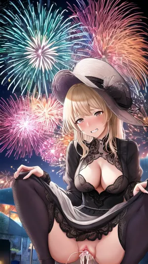 woman, full dress, missionary, close, spreading, exposed, scared, expression, clenched, teeth, <lora:scared-expression-v1.8-000005:.5>, cumflation, <lora:Cumflation:.5>, (masterpiece, best, quality:1.2), firework, sei, <lora:Sei Takanashi - [The Saints Magic Power Is Omnipotent] - Version 1:.5>, <lora:pscowgirl:1>, 1boy, squatting, cowgirl, position, vaginal, pov, <lora:PSCowgirl:.5>