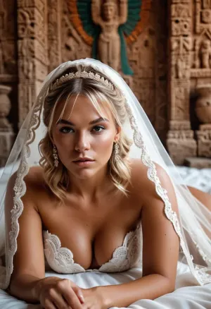 The 18-year-old athletic blonde schoolgirl stood in front of the perfect body, admiring her perfect breasts. She was tanned and toned, with symmetrical skin and a slim waist. Her goosebumps rose as she felt the