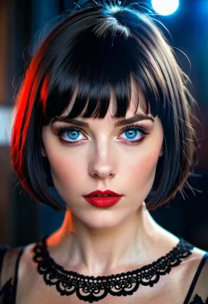 Das hübsche goth Mädchen saß vor ihrem Computer, ihre Finger flogen über die Tastatur, als sie ein neues Bild erzeugte. Ihre blauen Augen funkelten mit Spannung, als sie sich das perfekte Bild vorstellen konnte, um ihre neueste Geschichte zu begleiten. Sie lehnte sich in ihrem Stuhl zurück