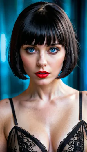 Das hübsche gotische Mädchen saß vor ihrem Computer und tippte wütend weg. Sie war ein KI-Experte und hatte gerade ein neues Programm erstellt, das realistische Pornovideos generieren könnte. Als sie den Bildschirm beobachtete, fühlte sie sich eine Welle des Vergnügens Waschen über