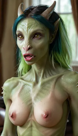In a world where dragons were real, one man had found his perfect mate. She was fit, muscular, and veiny with a dragon mouth that could suck him dry. Her claws were sharp and she could tear apart any man who dared to challenge