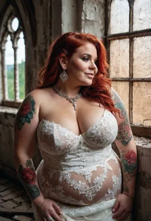 40-летняя женщина с гипер-чистый толстушки модель карлика, сгенерировала фотографию с высокими деталями и реалистичными глазами