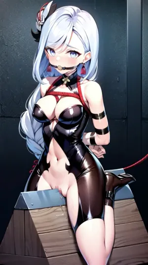 शिबरी कलाकार ने बड़े पैमाने पर लकड़ी के घोड़े को तैयार किया, उच्चतम गुणवत्ता वाली सामग्री और विस्तार से सावधानीपूर्वक ध्यान दिया। जब वह समाप्त हो गई, तो वह वापस चली गई और उसकी प्रशंसा की। लड़की को एकदम सही लग रहा है - एक सच मास्टरपीस