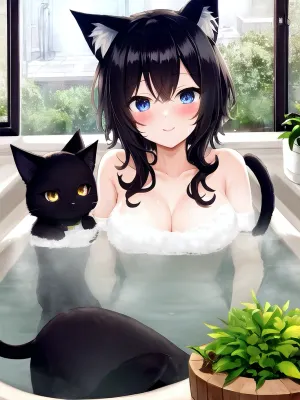 Fran, una ragazza con capelli neri e occhi azzurri, stava facendo un bagno nel suo bagno accogliente. Amava rilassarsi nell'acqua calda mentre curava i suoi capelli corti soffice. Improvvisamente, sentiva uno strano rumore proveniente dall'esterno