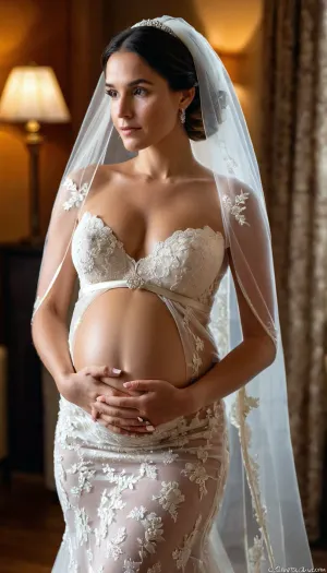 怀孕新娘的32k CG和她最好的朋友 在超详细8k uhd的相机中摆姿势 产生了一幅惊人的照片 如此现实