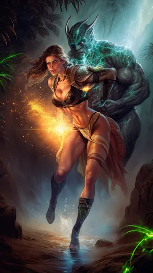 (full body photo of), (exaggerated muscles), (giant muscular woman), (big muscular bicep), young extremely muscular woman breasts cutout clothing, breasts, nipples, exaggerated muscles, Extremely muscular, giant muscles, muscular thighs, triadic colors, midriff, solo, realistic, photorealistic, best quality, masterpiece, ultra high res, finely detailed, quality, realistic lighting, detailed skin, intricate details, mythical, sakura petals, her detailed face, stunning beauty, skin texture, skin pores, (freckles:1.05), looking down, (tropical jungle theme:1.1), forest ranger, light smile, medieval fantasy setting, high fantasy, gray, (leather clothes), cape, pouch, straps, enchanted forest, bushes, rocks, moss, ferns, (butterflies:.9), crossbow, rain, BREAK gorgeous makeup, (freckles:1.15), BREAK, (reflection, refraction, Rembrandt lighting, diffuse lighting, radiosity, photon mapping, subsurface scattering, atmospheric lighting, dynamic lighting, Multi-exposure HDR capture, Screen Space Global Illumination, Ray Tracing, Lumen Reflections, Tone Mapping, volumetric lighting, Circular polarizer, broad lighting, dramatic lighting, moody lighting:1.3), (explosive light and shadow, lens flare, light particle, lens glare, light particles, Luminescent Particles, floating particles, particles:1.2), (depth of field, blurry foreground, sharp focus, perspective, aerial perspective, film grain, film:1.4), (colorful refraction, iridescent colors, Iridescence:1.1), (dark studio, rim lighting, two tone lighting, dimly lit, low key, rim light, dark theme:1.1), watercolor style, soft blending, dreamy washes, delicate textures, brilliant colors, action painting, gestural marks, dynamic brushwork, expressive motion, spontaneous technique, abstract expressionism, energetic compositions, action pose, vibrant glow, dynamic colors, reflective surfaces, Overdetailed art, Water color painting, (atmosphere, Cosy, Peaceful, Hopeful:1.1), (Glowing ambiance, enchanting radiance, luminous lighting, ethereal atmosphere, mesmerizing glow, evocative hues, captivating coloration, enchanting aura, melanchonic soft light:1.1), official art, beautiful and aesthetic, beautiful, (zentangle, mandala, tangle, entangle:1.1), (ecstasy of flower:1.1), the most beautiful form of chaos, elegant, a brutalist designed, vivid colours, romanticism, atmospheric, warm tone, soft light, (fractal art:1.1), BREAK delicate, Ultrarealistic, drawing, Detailed illustration, extremely detailed CG Unity 8k wallpaper, cinematic, dramatic, PBR Texturing, huge filesize, 0@0.8>, raw photo, mssstyle, ch3rryg1g, in, PIT-Erotic-style, style, muscular, bimbo, thick, lips, small, waist, large, breast, butt, magv1ll, <lora:epi_noiseoffset2:.5>, <lora:Luis_Royo_v1:.5>, <lora:sxz-cherry-gig-new:.5>, <lora:PIT-EroticStylev2:.5>, <lora:sxz-mtg:.5>