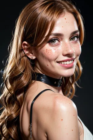 높은 상세한 피부와 주근깨를 가진 젊은 성인 소녀는 그의 DSLR 사진기를 통해서 그녀의 몸의 각 세부사항을 붙잡기 위하여 관리된 러시아 사진 작가에 의해 붙잡았습니다. 그녀의 투명한 피부는 hickeys 및 busted 입술에서 덮여, 그녀의