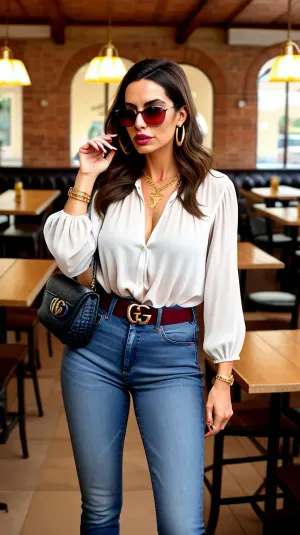 暴徒妻子感到厌烦,决定从她繁忙的生活中休息一下. 她来到了自己最喜欢的意大利餐厅,但当她到达时发现餐厅关门了. 她变得沮丧,开始大声嚼口香糖。 突然间,