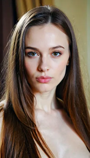 Una donna di 34 anni con capelli lunghi e un aspetto giovanile era il modello perfetto per modellare