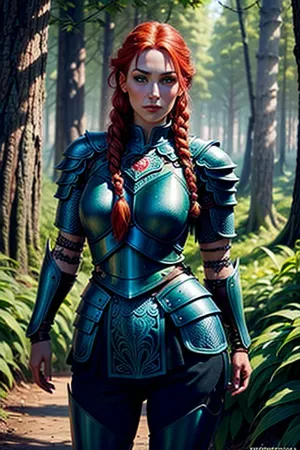 Em uma terra distante, viveu um guerreiro feroz chamado Ai. Ela era conhecida por seus reflexos rápidos e precisão mortal com sua espada. Sua pele era tão pálida quanto a lua, e seu cabelo era tão vermelho quanto o sangue. Ela usava