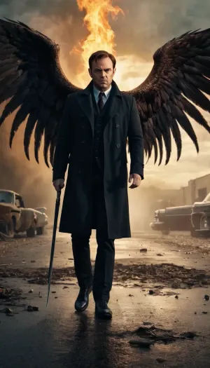 The supernatural, Crowley, 4k, 8k, ultra HD, super quality, as a photo