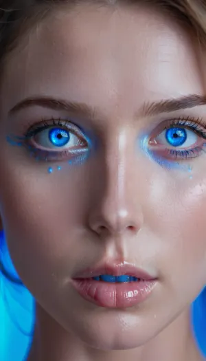 Una bella donna appoggiata sulla schiena, le gambe si spalancano mentre raggiungeva il telefono sul comodino. Ha cliccato un paio di pulsanti e l'ha tenuto fino al suo volto, sorridendo come ha visto la foto di se stessa che era appena stata presa