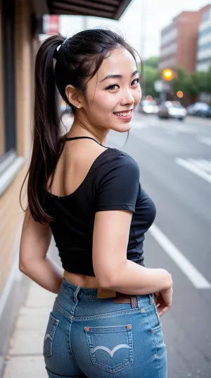 La giovane donna bruna con il corpo perfetto e caratteristiche mozzafiato è stato catturato fuori di guardia quando ha visto una foto di se stessa su Instagram. Non riusciva a credere a quanto fosse bella nella foto, e la faceva sentire fiduciosa e sexy. Lei