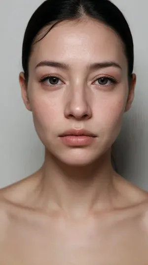 La cara de la mujer fue severamente golpeada y desfigurada, con múltiples golpes al pómulo. Su mejilla hinchada era visible bajo sus ojos, y sus párpados estaban hinchados