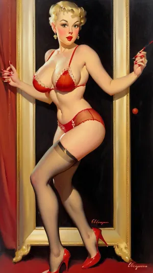 Ballantyne, une escorte haut de gamme avec de longs cheveux blonds et d'énormes seins, posé devant le miroir appliquant rouge à lèvres. Elle portait une lingerie rouge et savait plaire à ses clients. Ses clients ont toujours été