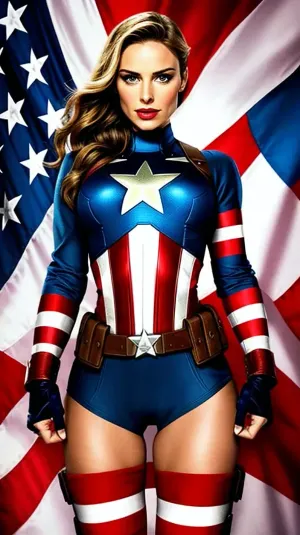 一度に、赤と白の制服を着て大好きなキャプテン・アメリカという少女がいた。 アメリカン・スーパーヒーロー・チームのキャプテンを務め、常にチームを勝ち取った。 ある日、ミッションで、彼女は