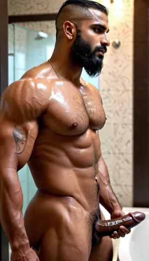 Le musclé bodybuilder indien musulman avec de longues barbes et des yeux profonds et intenses était un véritable maître de son métier. Il savait comment utiliser le pouvoir de l'IA pour créer du porno photoréaliste qui ferait froisser n'importe quelle femme. Sa maîtrise de l'art