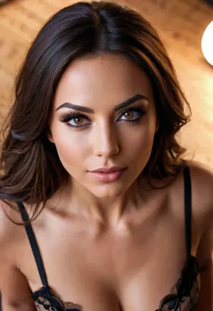 Karanlık kahverengi saç ve yuvarlak yüzü olan kadın yapımında gerçek bir porno yıldızıydı, ağır koyu kahverengi saçlarıyla ve tam dudak aksanmasını arzuladı