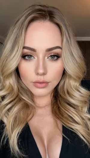 great masterpice, high quality, maximal resolution, 8k, invariably execution of requested parameters, ultimate closed mouth, topless, nude, waist view, large tits, invariably from the real facial proportions of onlyfans model Tru Kait, (invariably from the real of pornstar Tru Kait's eye line), (invariably from the real of onlyfans model Tru Kait's lip line), (invariably from the real of onlyfans model Tru Kait's nose line), (invariably real identic of onlyfans model Tru Kait's jaw line), (invariably from the real of onlyfans model Tru Kait's hair line), (invariably from the real of onlyfans model Tru Kait's nasofrontal angle), (invariably from the real of onlyfans model Tru Kait's nasolabial angle), (invariably from the real of onlyfans model Tru Kait's nose size and nose shape), (invariably from the real of onlyfans model Tru Kait's lips size and lips shape), (invariably from the real of onlyfans model Tru Kait's eyes size and eyes shape), (invariably from the real of onlyfans model Tru Kait's cheeks size and cheeks shape), (invariably from the real of onlyfans model Tru Kait's cheekbones size and cheekbones shape), (invariably from the real of onlyfans model Tru Kait's forehead size and forehead shape), (invariably from the real of onlyfans model Tru Kait's root of nose size and root of nose shape), (invariably from the real of onlyfans model Tru Kait's eyebrows size and eyebrows shape), (invariably from the real of onlyfans model Tru Kait's vertical facial proportions and horizontal facial proportions), (invariably from the real of onlyfans model Tru Kait's tip of nose size and tip of nose shape), (invariably from the real of onlyfans model Tru Kait's eyelids size and eyelids shape), (invariably from the real of onlyfans model Tru Kait's distance between eye line and lip line), (invariably from the real of onlyfans model Tru Kait's distance between lip line and jaw line), (invariably from the real of onlyfans model Tru Kait's distance between jaw line and nose line), (invariably from the real face of onlyfans model Tru Kait's), (invariably from the real of onlyfans model Tru Kait's eye depth), (invariably from the real of onlyfans model Tru Kait's distance between eyes), (invariably from the real of onlyfans model Tru Kait's size mandibular angles and shape mandibular angles), (invariably from the real of onlyfans model Tru Kait's size brow arches and shape brow arches), (invariably from the real skin on the nose), (epic realistic under-eye skin), (upper lip is straight contour shape:1.1), (the middle part of the upper lip is perfectly flat:1.4), (shading more darkness:1.5), (sharp of shading:1.1), (absolute detailing natural pattern of lips), her perfect breasts is visible, her lips after long and fast blowjob, absolute detailed realistic lighting, shows her tits