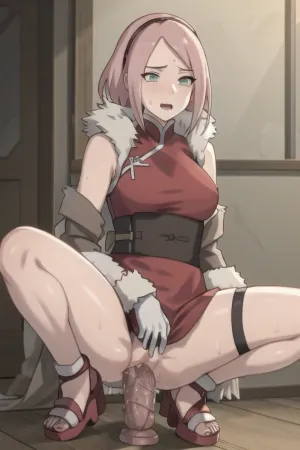 The Last, uma mulher com cabelo preto longo e franjas, usava um vestido de qipao verde sem mangas com uma guarnição vermelha. Ela tinha luvas em seus antebraços e almofadas em seus antebraços para se proteger de danos enquanto ela pegou criminosos em