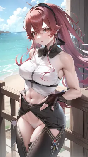 La AI generó una imagen de una chica con porno corneo-cowgirl