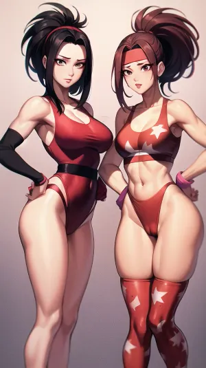 En los años 80, Momo era una joven que amaba usar su bikini rojo de alta cintura y tanga emparejante. Ella a menudo tomaba fotos de sí misma en su dormitorio con su cámara favorita, usando sólo su bikini rojo y sin dedos