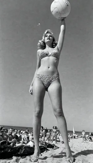 Jane Jetson, la casalinga perfetta, stava godendo una giornata in spiaggia con la sua famiglia quando George Jetson si è staccato con la sua fotocamera 8k. Non poteva resistere a scattare alcune foto della sua moglie sexy in azione e sentiva un po' auto-