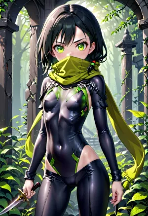 若いアサシンの少女は、ターゲットの前で立っていた、彼女の目は彼女の獲物をロックしました。 片手にはじまり、相手のターゲットの写真を撮った。 彼女が近づいてきたように、彼女は写真について何かオフに気付いた