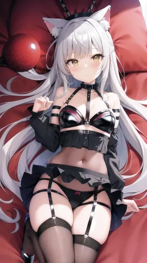 Der Künstler experimentierte mit einem einzigartigen Material und schuf ein atemberaubendes Outfit für ihr neuestes Kunststück. Sie experimentierte mit verschiedenen Materialkombinationen, bis sie die perfekte Kombination fand, um ein atemberaubendes Outfit zu schaffen. Als sie arbeitete, die Minirock und Choker