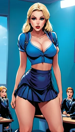 傻逼把自己变成色情明星 有着真实女人的曲线和光滑的皮肤 所以她把"傻逼变身"输入谷歌影像