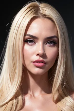 Der Ultra-Bumbo mit der höchsten Qualität Haut, ultra glistenden Lippen, und perfekte Glashaut wurde für ein Foto in einem Bikini auf einer Party posiert. Sie hatte sehr detaillierte Haarverlängerungen und trug ultra hochwertige Make-up. Ihre Lippen waren