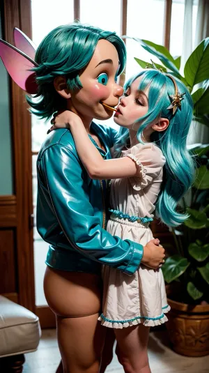 In una terra lontana, visse un ragazzo di nome Pinocchio che aveva un fascino con la Fata con la Bambola dei Capelli Turchesi. L'ha trovata nella foresta e si sono innamorati. Insieme, hanno esplorato la loro