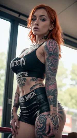 一个20岁的女性带着雀斑,发光的心脏纹身,大乳房是短篇故事的主角,故事主角是一个色情故事,最高有5句. 她有浓密的圆胸 和剃光的阴部