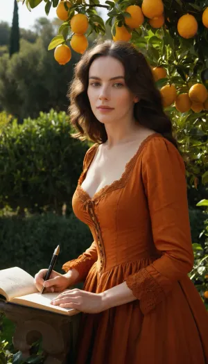 Elizabeth Barrett Browning, un famoso poeta dell'epoca vittoriana, si trovò in Portogallo durante i suoi viaggi. È stata affascinata dalla bellezza naturale del paese e ha deciso di trascorrere del tempo esplorando i suoi rigogliosi giardini e pittoreschi villaggi. # Mentre si sedeva #