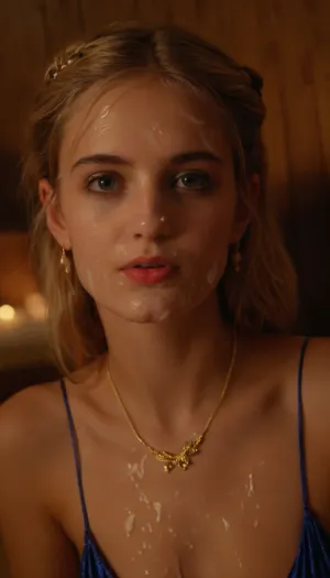 Emily, una ragazza con un'ossessione per il bukkake, ha guardato i video di persone che si sborravano sui loro volti e fantasticato sull'essere quello per farlo accadere. Ha usato la sua chiave principale per accedere al sito e guardato come la ragazza