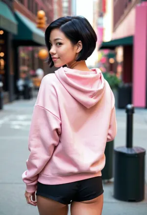 Amy Wong, una giovane e attraente AI, si trovava di fronte alla finestra nel suo nuovo appartamento. Si era appena trasferita a New York da Futurama ed era entusiasta di esplorare la città. I suoi lunghi capelli neri le scorrevano sulla schiena