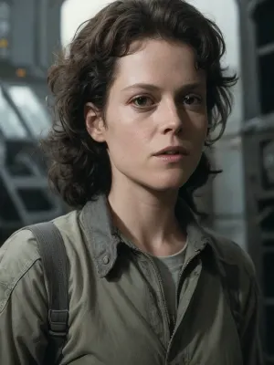 Ellen T. Ripley war ein brillanter Wissenschaftler, der ihr Leben widmete, um die Geheimnisse von Raum und Zeit zu studieren. Ihr 1999 aufgenommenes Portrait ist eine perfekte Darstellung ihrer 30-jährigen Hingabe an die Wissenschaft. Das Foto erfasst ihre scharfen Eigenschaften und
