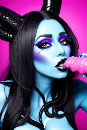 En un mundo lleno de tentáculos, donde los alienígenas furiosas con maquillaje rosa brillante y ojos inhumanos recorren las calles, Emily tropezó con un alien tentáculo. La criatura tenía dos tentáculos negros peludos que estaban goteando con esperma, y