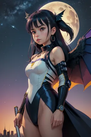 lowest view, (((beautiful face))), (((perfect face))), highly, necklace, best natural sunlight, masterpiece, 8k, (Masterpiece:1.2), high quality, (pixiv:1.4), Volumetric Lighting, backlight, 1980s, 1970s, 1boy, 1girl, aerial fireworks, alien, american flag, armlet, artist name, astronaut, aurora, bat wings, blue skin, campfire, city lights, cityscape, cloud, colored sclera, colored skin, constellation, crescent moon, dagger, demon wings, desert, dusk, dust, earrings, embers, fireflies, fireworks, full moon, galaxy, gradient sky, halftone background, hoop earrings, jewelry, light particles, long hair, low wings, milky way, moon, moonlight, night, night sky, pirate, planet, purple sky, rocket, shooting star, sky, skyline, snowing, solo, space, the patch is the flag of Russia, space craft, space helmet, spacesuit, star, starry background, starry sky, starry sky print, tanabata, tanzaku, telescope, twilight, ultimate madoka, weapon, wings, <lora:Cutesy4-10:.5>, <lora:ghibli_style_offset:.5>