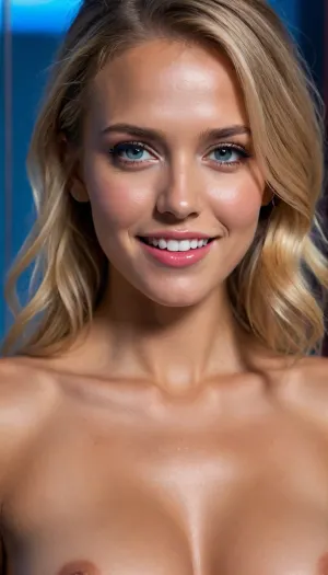 Close up, dark red cinematic lighting, red neon glare, red and dark red soft colors, not Jessica alba, (((extrem blonde))), in the semi-darkness, very dimly lit, (((sparkling eyes))), woman, ((blue eyes)), seductive eyes, (((beautyful smile))), (tanned skin:1.3), supermodel, very beautiful, One, 18 Years old, Portuguese, Muscular, Tanned skin, Oiled skin, medium breasts, Beauty face, (Sharp nose), (Wide jaw), Horny face, Brunette hair, (Ponytail), seductively in luxury shower, Dark scene, A transcendent, epic mystical scene, haze, luminous water, (multicolored light), glowing from ultraviolet, bright colors and exquisite details, ultra-high resolution, (UHD C), hyperrealism and wide dynamic range, (DRF), rays of light, surreal futurism, beautiful view, fine details, perfect lighting, (LED backlight), cinematic composition, thanks to bright colors and exquisite lighting it turns out to work out the details realistically, the light sources convey the atmosphere, intrigue and beauty of what is happening, an epic mysterious scene, colorful light, super-detail, high resolution, (best shadow), 8K, UHD, (best lighting), best quality, bright and surreal, exquisite details, ultra-high definition, (UHD), (HDR), realistic lighting, creates an atmosphere of intrigue, phosphorescent, (dynamic light), iridescent and fluorescent gamma, breathtaking beauty, super detail, the smallest details, Realism, (realistic), ((high-detail skin)), (high-detail hair), (skin pores, skin imperfections), (realistic, photo-realistic:1.2), (perfect eyes:1.1), (realistic skin:1.1), (perfect breasts:1.1), (perfect nipples:1.1), (perfect vulva:1.1), (perfect anus:1.1), (perfect body:1.1), (perfect hands:1.1), (perfect finger:1.1), (perfect fingernails:1.1), (perfect legs:1.1), (perfect knees:1.1), (perfect feet:1.1), (perfect dick:1.1), (perfect lips:1.1), velumia, red, light, <lora:velumia:.5>